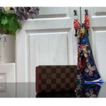 Louis Vuitton LV Unisex Juliette Wallet Damier Ebene Coated Canvas – Image 4