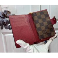 Louis Vuitton LV Unisex Juliette Wallet Damier Ebene Coated Canvas