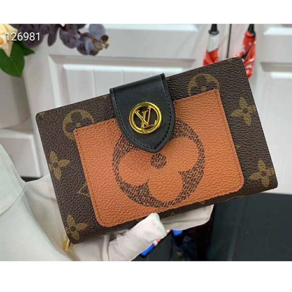 Louis Vuitton LV Unisex Juliette Wallet Monogram Giant Reverse Coated Canvases (1)