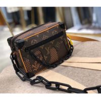 Louis Vuitton LV Unisex Mini Soft Trunk Giant Damier Ebene Coated Canvas