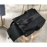 Louis Vuitton LV Unisex Outdoor Backpack Taiga Cowhide Leather-Black - Imagen 6
