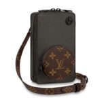 Louis Vuitton LV Unisex Phone Box Taiga Embossed Cowhide Leather