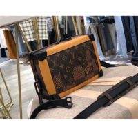Louis Vuitton LV Unisex Soft Trunk Messenger Bag Giant Damier Ebene Canvas
