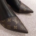 Louis Vuitton LV Women Cherie Ankle Boot Calf Leather Patent Monogram Canvas – Image 9