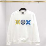 Louis Vuitton LV Men Flower Monogram Embroidered Sweatshirt Regular Fit – Image 2