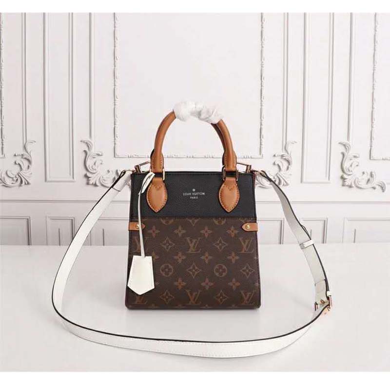 Louis Vuitton Calfskin Monogram Canvas Fold Tote PM (SHF-GYPLPT) – LuxeDH