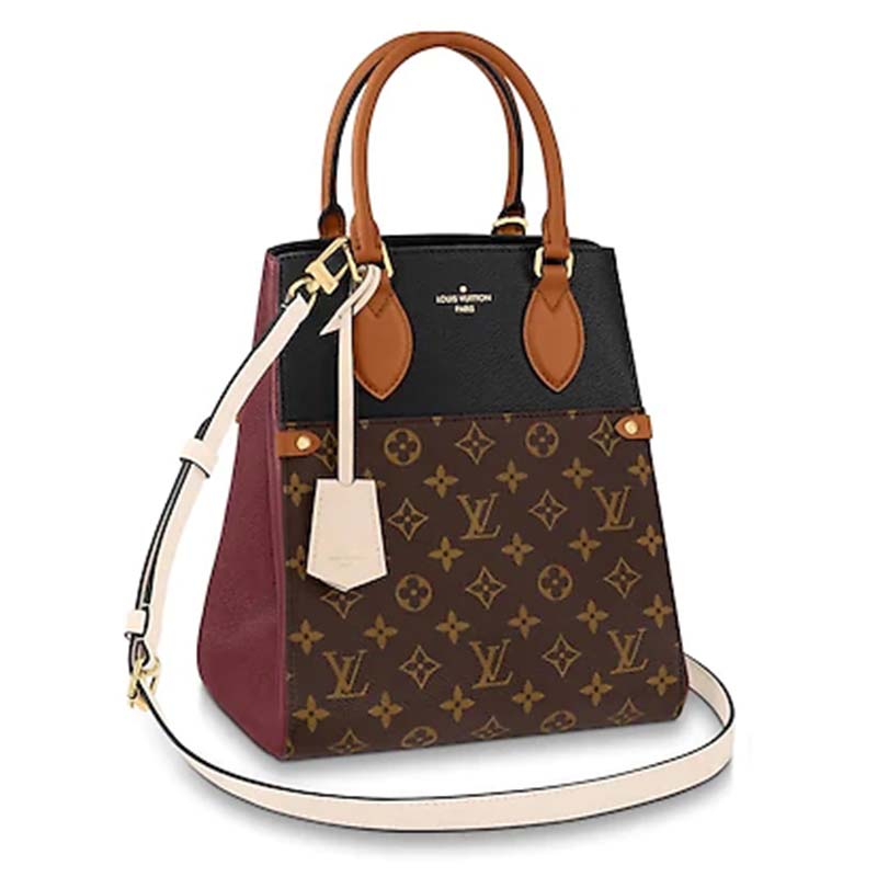 Louis Vuitton Replica Fold Tote MM Monogram Calfskin M45376 - AAAReplica