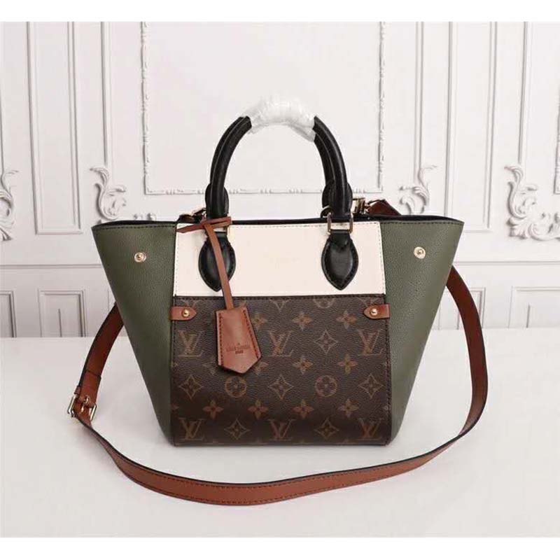 Louis Vuitton Fold Tote Monogram Canvas and Leather PM Brown