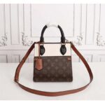 Louis Vuitton LV Women Fold Tote PM Monogram Canvas Calfskin Leather - Image 4