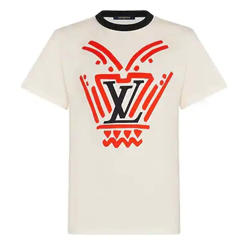 Louis Vuitton Cream Cotton Peace and Love T-Shirt M Louis Vuitton