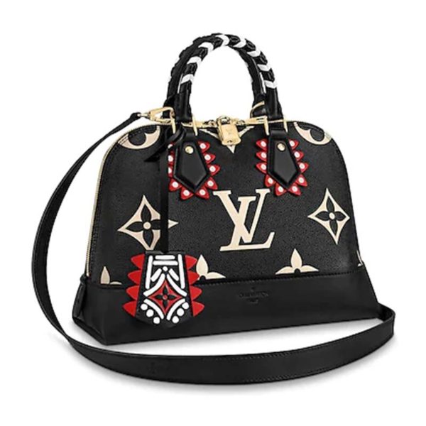 Louis Vuitton LV Women LV Crafty Alma PM Embossed Grained Leather LULUX