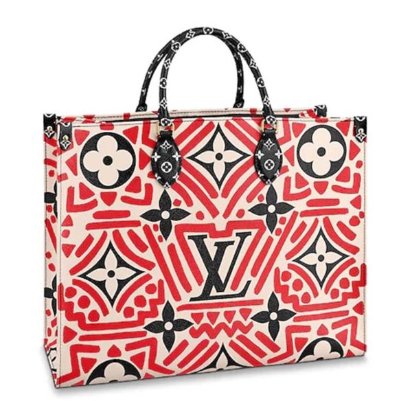 Louis Vuitton LV Women LV Crafty OnTheGo GM Monogram Giant Canvas-Red