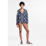 Louis Vuitton LV Women LV Escale Printed Parka Monogram Canvas Relaxed Fit - Image 3