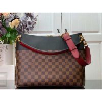 Louis Vuitton LV Women Maida Handbag Damier Ebene Coated Canvas