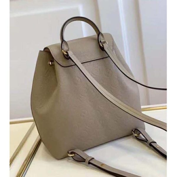 Louis Vuitton LV Women Montsouris Backpack Monogram Empreinte Embossed Leather (15)