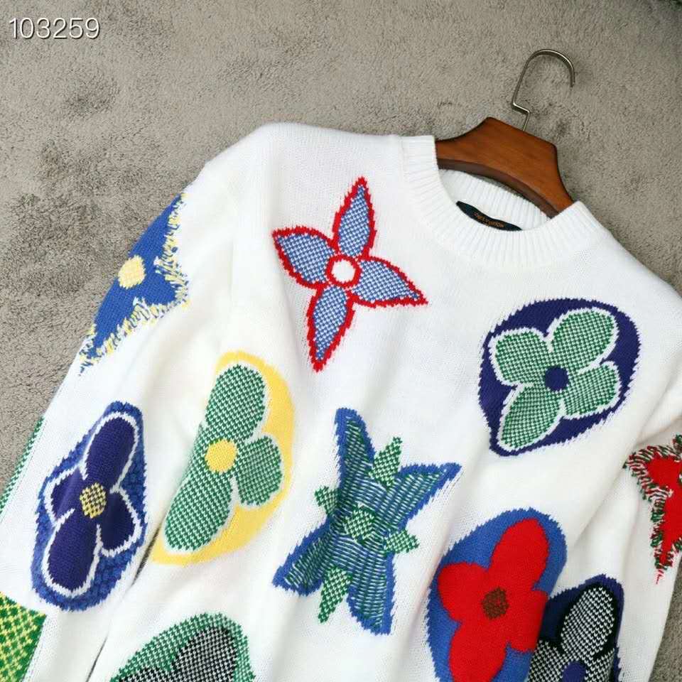 Louis Vuitton Multicolor 'Infrared' Sweater