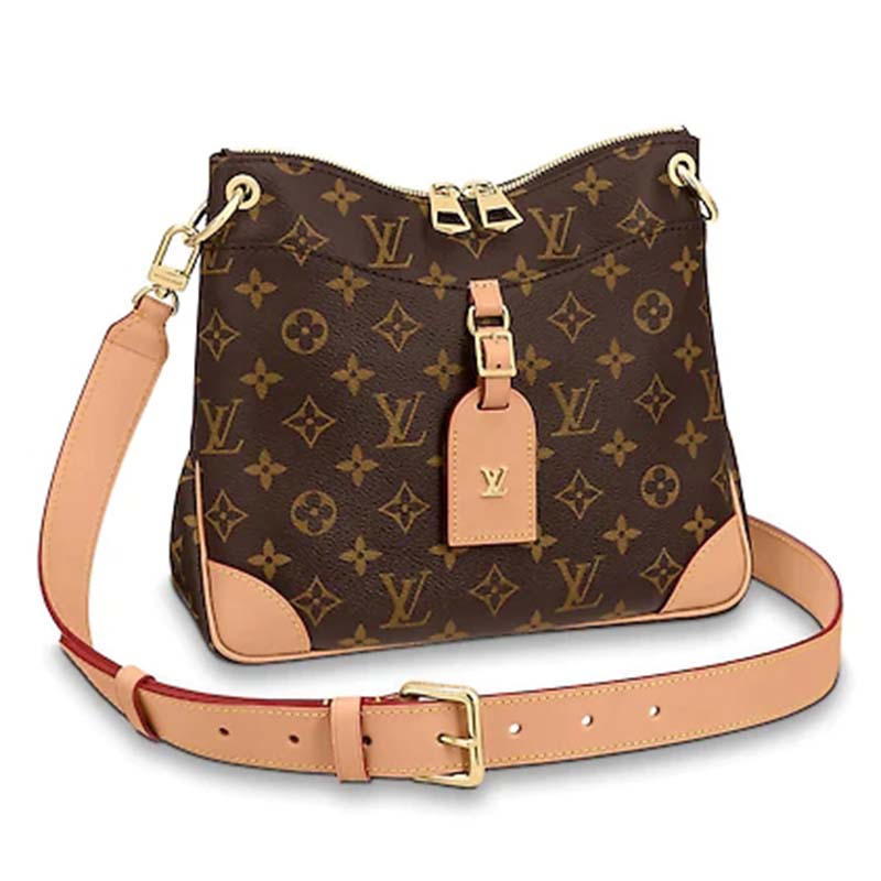 Louis Vuitton International Trifold Wallet Damier Azur Canvas, Brown Louis  Vuitton Monogram Odeon PM Crossbody Bag