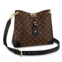 Louis Vuitton LV Women Odéon MM Monogram Coated Canvas-Brown