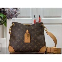 Louis Vuitton LV Women Odéon MM Monogram Coated Canvas-Brown