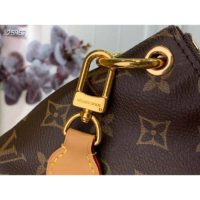 Louis Vuitton LV Women Odéon MM Monogram Coated Canvas-Brown