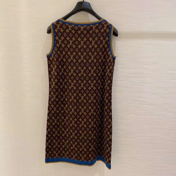 Louis Vuitton LV Women Retro Monogram Knit Dress Henne Regular Fit (10)