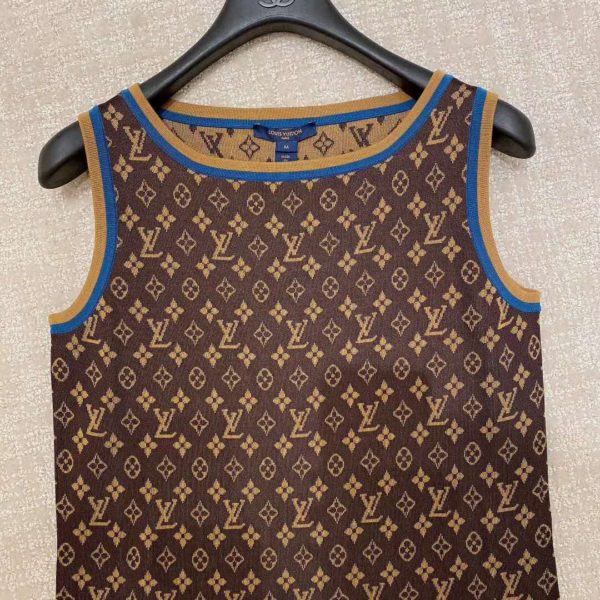 Louis Vuitton LV Women Retro Monogram Knit Dress Henne Regular Fit (12)