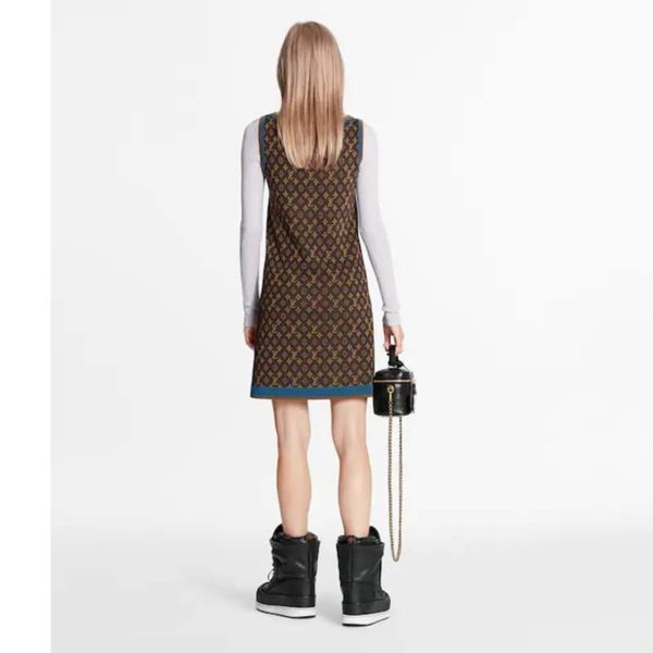 Louis Vuitton LV Women Retro Monogram Knit Dress Henne Regular Fit (4)