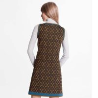 Louis Vuitton LV Women Retro Monogram Knit Dress Henne Regular Fit