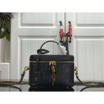 Louis Vuitton LV Women Vanity PM Handbag Black Monogram-Embossed Lambskin - Image 2