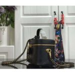 Louis Vuitton LV Women Vanity PM Handbag Black Monogram-Embossed Lambskin - Image 3