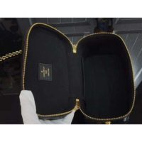 Louis Vuitton LV Women Vanity PM Handbag Black Monogram-Embossed Lambskin