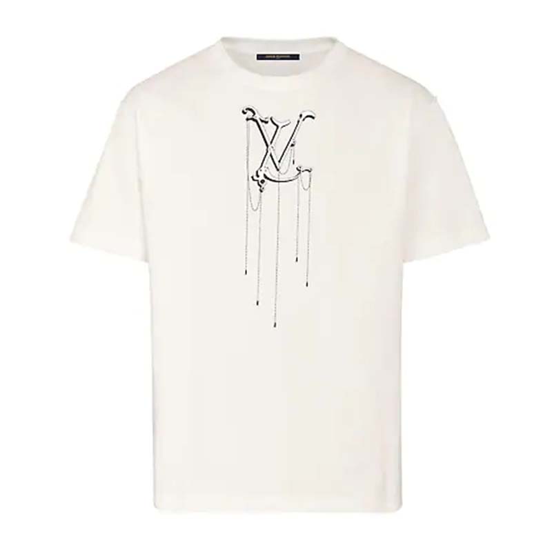 Louis Vuitton Embossed LV Cotton T Shirt Men