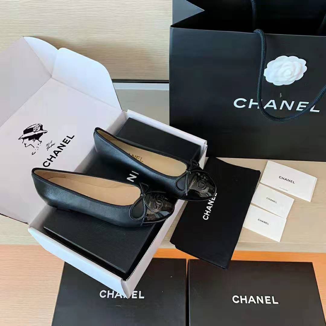 CHANEL PRE-OWNED BALLERINA FLAT 35 G02819 E5689