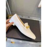 Chanel Women Loafers Lambskin Ivory 1.5 cm Heel - Image 8
