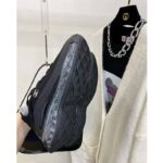 Chanel Women Sneakers Suede Calfskin Velvet & Grosgrain Black - Imagen 16