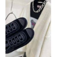 Chanel Women Sneakers Suede Calfskin Velvet & Grosgrain Black