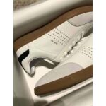 Dior Unisex B01 Sneaker White Smooth Calfskin with Beige Suede - Image 4