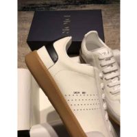 Dior Unisex B01 Sneaker White Smooth Calfskin with Beige Suede