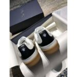 Dior Unisex B01 Sneaker White Smooth Calfskin with Beige Suede - Image 6