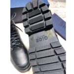 Dior Unisex Dior Explorer Ankle Boot Dior Oblique Jacquard Black Smooth Calfskin - Image 8