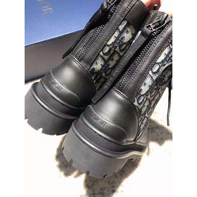 Dior Unisex Dior Explorer Ankle Boot Dior Oblique Jacquard Dior Unisex Dior Explorer Ankle Boot Dior Oblique Jacquard