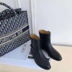 Dior Women Dior Empreinte Ankle Boot 'CD' Signature Black Calfskin - Image 3