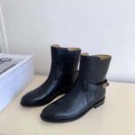 Dior Women Dior Empreinte Ankle Boot 'CD' Signature Black Calfskin - Image 4