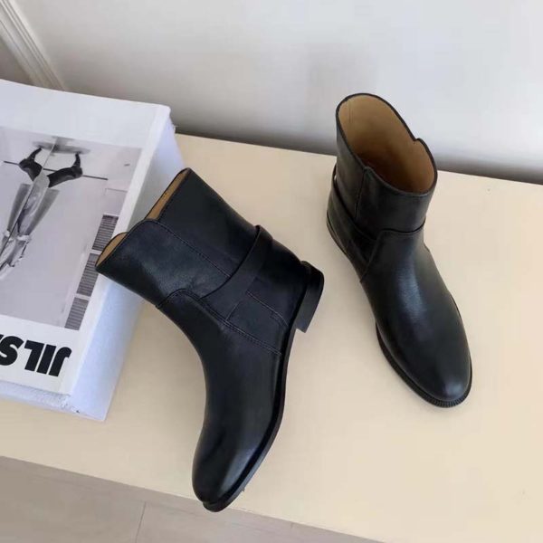 Dior Women Dior Empreinte Ankle Boot ‘CD’ Signature Black Calfskin (8)