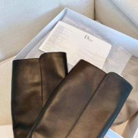 Dior Women Dior Empreinte Boot ‘CD’ Signature Black Soft Calfskin