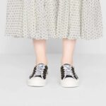 Dior Women Walk'n'Dior Sneaker Black Canvas Christian Dior 'J'Adior' Signature – Image 12