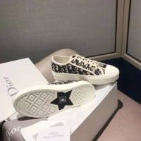 Dior Women Walk’n’Dior Sneaker Blue Dior Oblique Embroidered Cotton