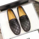 Gucci GG Men Gucci Signature Driver Black Gucci Signature Leather - immagine 2