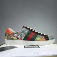 Gucci GG Men’s Disney x Gucci Donald Duck Ace Sneaker Beige GG Supreme Canvas