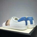 Gucci GG Unisex Ace Sneaker with Interlocking G White Leather 1.5 cm Heel - Image 6